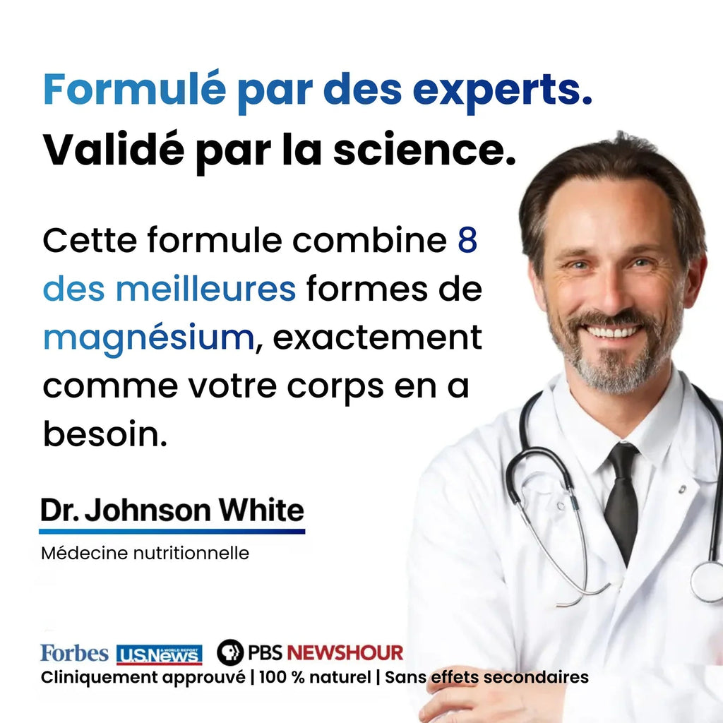 Magnesium Complex formule présentée par un expert
